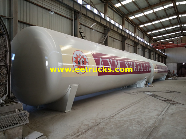 100 tanques de gas de LPG nacional doméstico de CBM 100 CBM Domestic LPG Steel Gas Tanks