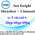 Shenzhen Ocean Freight Servicecode expediteur naar Limassol