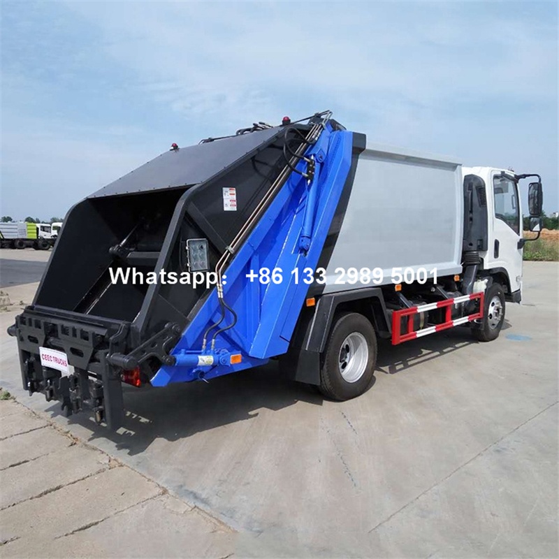 Faw 5tons Loading Waste Compactor Truck Mini Garbage Vehicle In Qatar, High Quality Faw 5tons