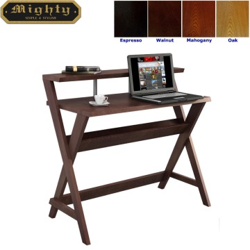 Wooden Walnut Book Holder Modern Laptop Writing Desk