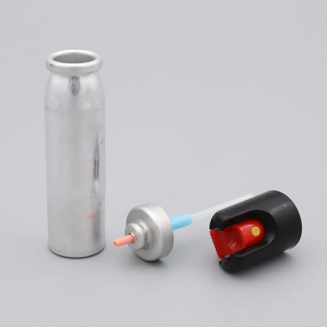 Lata de aerosol modificada para requisitos particulares de 15ml 20ml para el spray de pimienta de la autodefensa