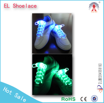 Youthful long lifetime led shoelace,led flashing/shining shoelace / led nylon shoelace