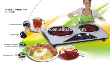 Double burner kitchen cooktops