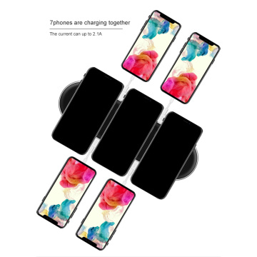 Slim Wireless Charger With Adapter For 7 Phones