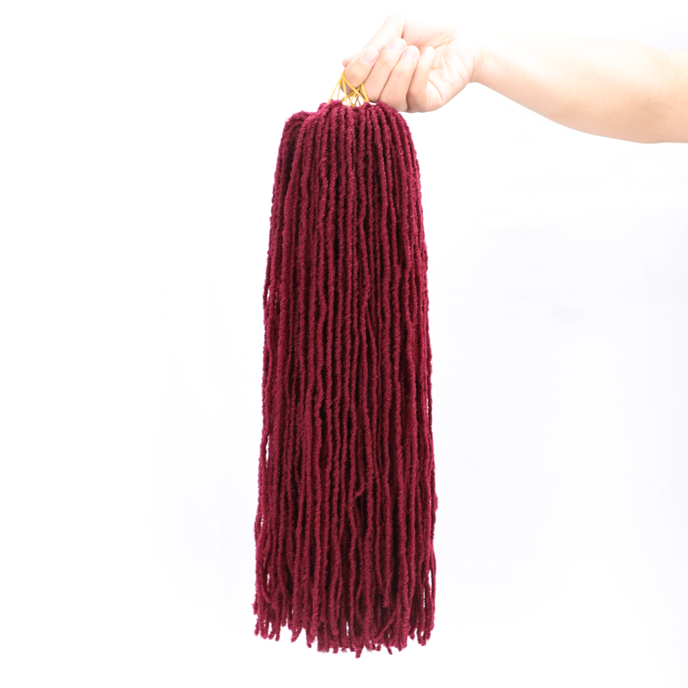 Soft Dreadlocks Crochet Sister Faux Locs Afro Sister Locks Crochet Braids Hair Synthetic Braiding Hair Extensions