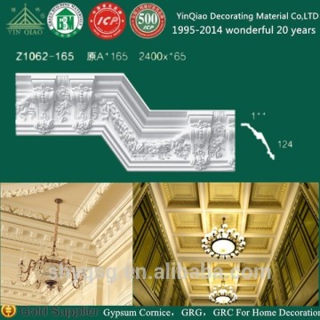 White Decorative Ceiling Cornice ,Plaster Cornice Designs