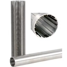 Water Filter Wedge Wire Slot Wire Wrapped Tube