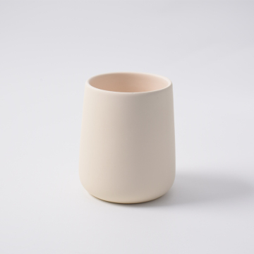 Ceramic bathroom hardware handmade pottery soap dispenser