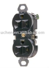 Duplex receptacle/industrial receptacle