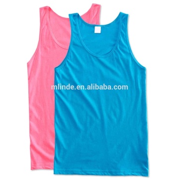 Elongated Tank Top Men American Apparel Plain Solid Colorful Polyester Cotton Blend Mens Tank Top Stringer