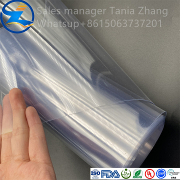 PVC farmacêutico transparente rígido