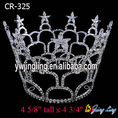 Large Full Round Pageant Crowns For Princess