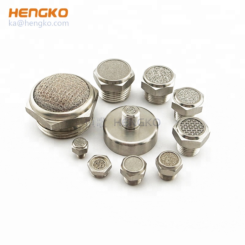 Sintered Stainless Steel Brass Bronze Ventilation Regulative Air Pneumatic Muffler