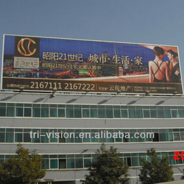 Outdoor Building Billboard Advertising Banner Stand