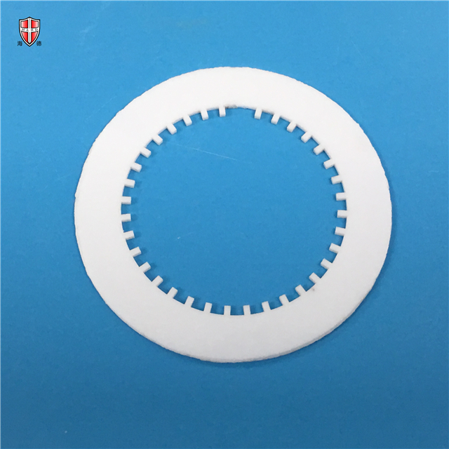 high temperature laser cutting alumina ceramic gear spacer