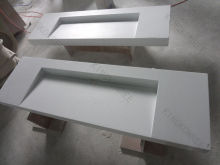 Ce,sgs Approved Anti-pollution Artificial Stone Solid Surface Wash Basins,intergrated Bathroom Wash Basins