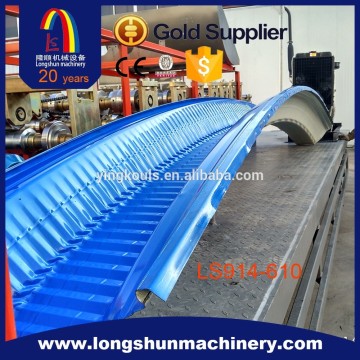 arching roof roll forming machine/ automatic