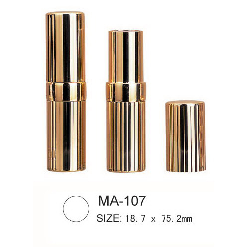 Round-Shape Aluminium Lipstick Case