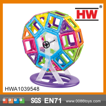 46PCS Kids DIY Magnetic Block Toys