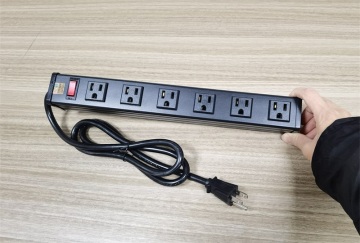 Multi-Position Outlet Desktop Power Strip with Switch