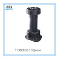 Adjustable Kitchen Leg dengan Clip (100-130) pak 4