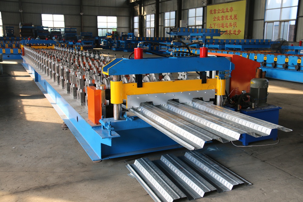 Floor Decking Tile panel Roll Forming Machine