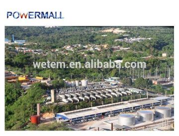 supply diesel generator 10mw hfo power plant