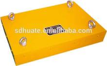 Conveyor tramp iron scrap magnetic separator