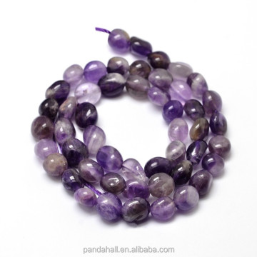 Shop Pandahall's Collection of Natural Amethyst Nuggets Beads in Tumbled Stone