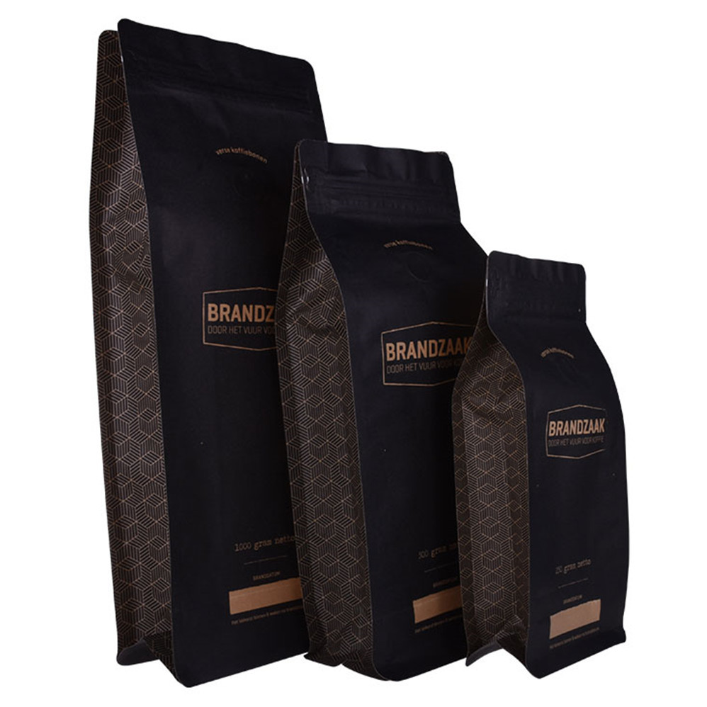 Excellent Quality Barrier Short Run Coffee Flat Bottom Bags