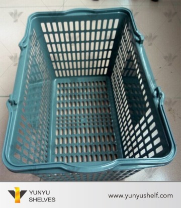 CE&ISO approved guangzhou yunyu plastic basket for supermarket