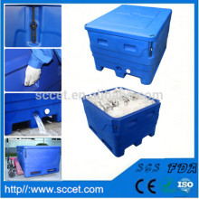 Ice fish tanks available in Boat fresh fish container transport with ice