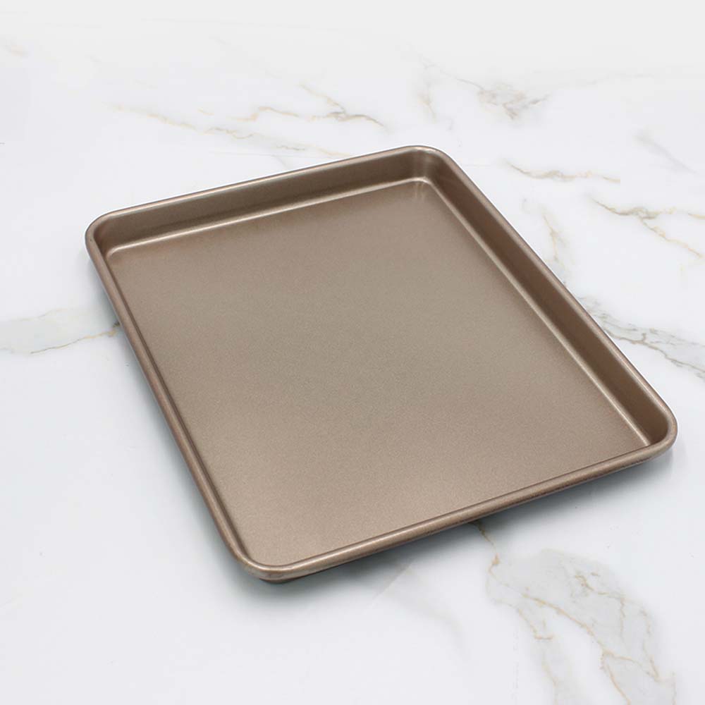 12,8 Zoll rechteckige flache Keksform (13) 12.8 inch rectangular shallow cookie pan (13)