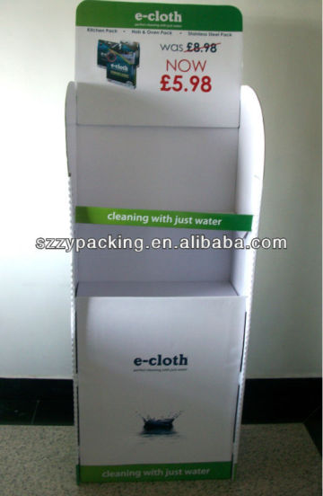 foldable and corrugated PDQ display