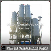 Pneumatic conveying fire-proof materials production line