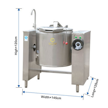 Electric Tilting Steam Kettle Stockpot Pot Kitchen Equipment Soup Pot