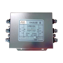 440V AC 50A Three Phase Line AC EMI Power Filter with Terminal Block