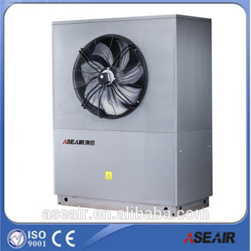 Heat pump heating, for house heating, water heating