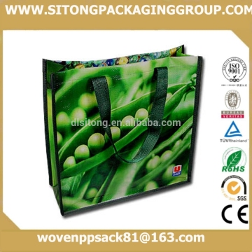 Customized recyclable pp shopping bag