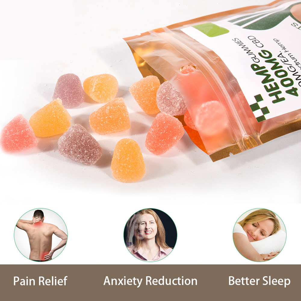 5-HTP Natural Serotonin Sleep Aid Gummies with Melatonin Chamomile For kids