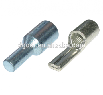 custom made inner threaded steel/aluminum terminal pin supplier