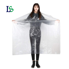 Factory Price Disposable Barber Capes - Waterproof Transparent Aprons