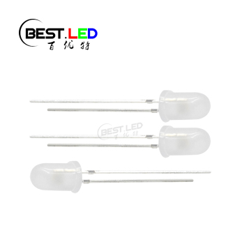 White Diffused 5mm LED Cool White 7000-10000K