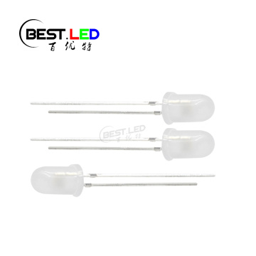 White diffused 5mm LED Cool White 7000-10000K