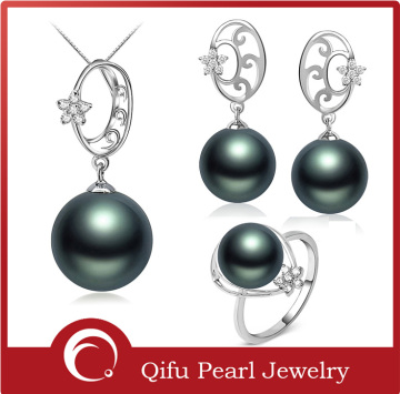 Fatanstic 18K White Gold Tahiti Peal Jewelry Sets
