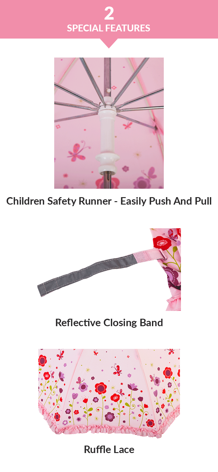 Parapluie Enfant à Volants Ruffle Kids Umbrella