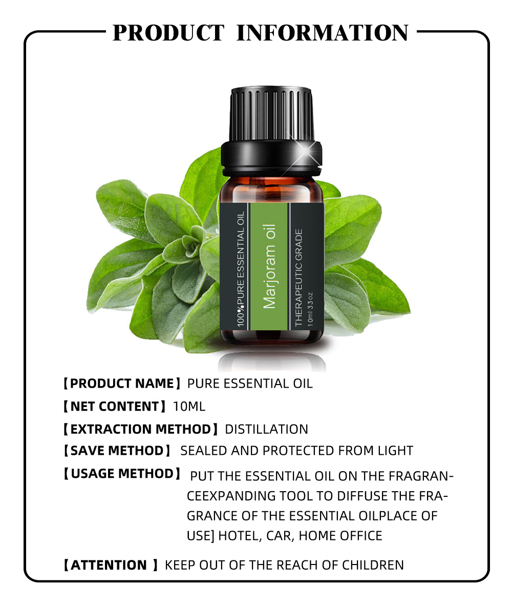 aroma ultrasonic essential oil aroma Marjoram Oil 100% pure