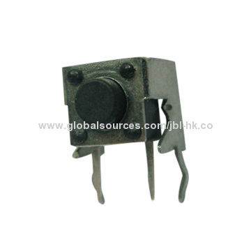 Double button tactile switch w/DC 12V 0.5A, 100,000 cycles lifespan test, 100 - 350gf operating forc