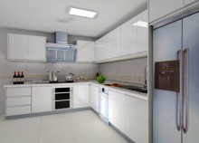 China manufacturer cheap modular kitchen designs for small kitchens with CE certificate