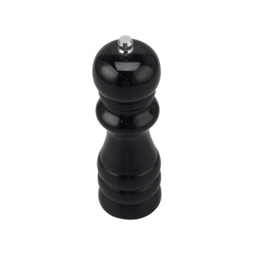 Black Wooden Spice Shaker with Adjustable Coarseness